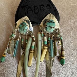 Tabra Vintage turquoise earrings
